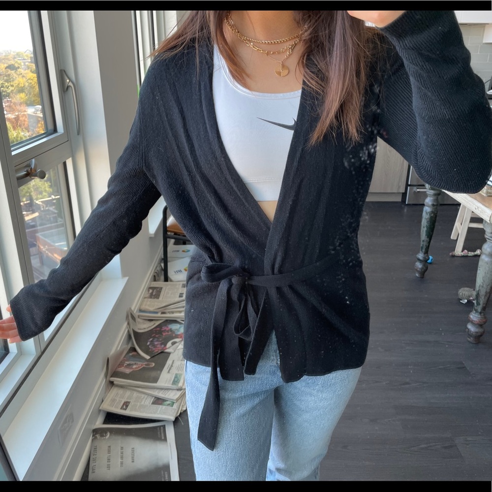 Express cardigan size xs, fit s, black
